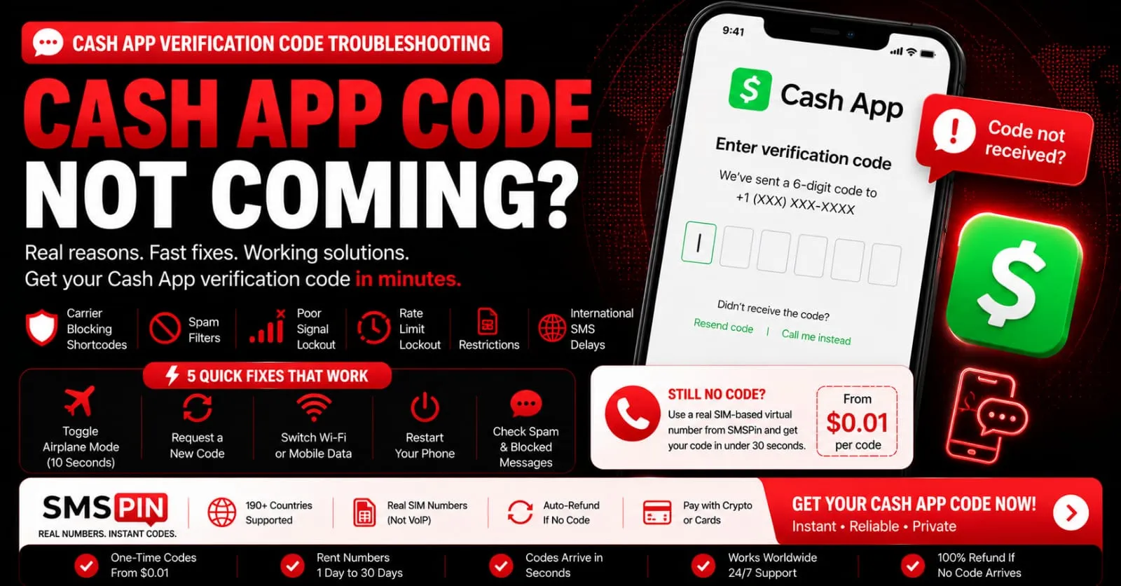 Cash App Verification Code Not Coming Here’s How to Fix It