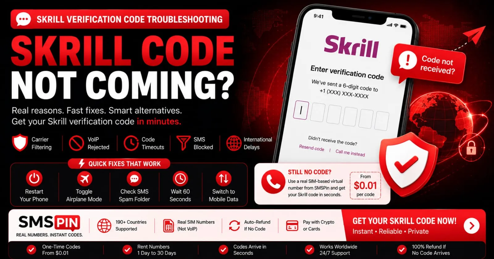 Skrill Verification Code Not Coming Here’s How to Fix It