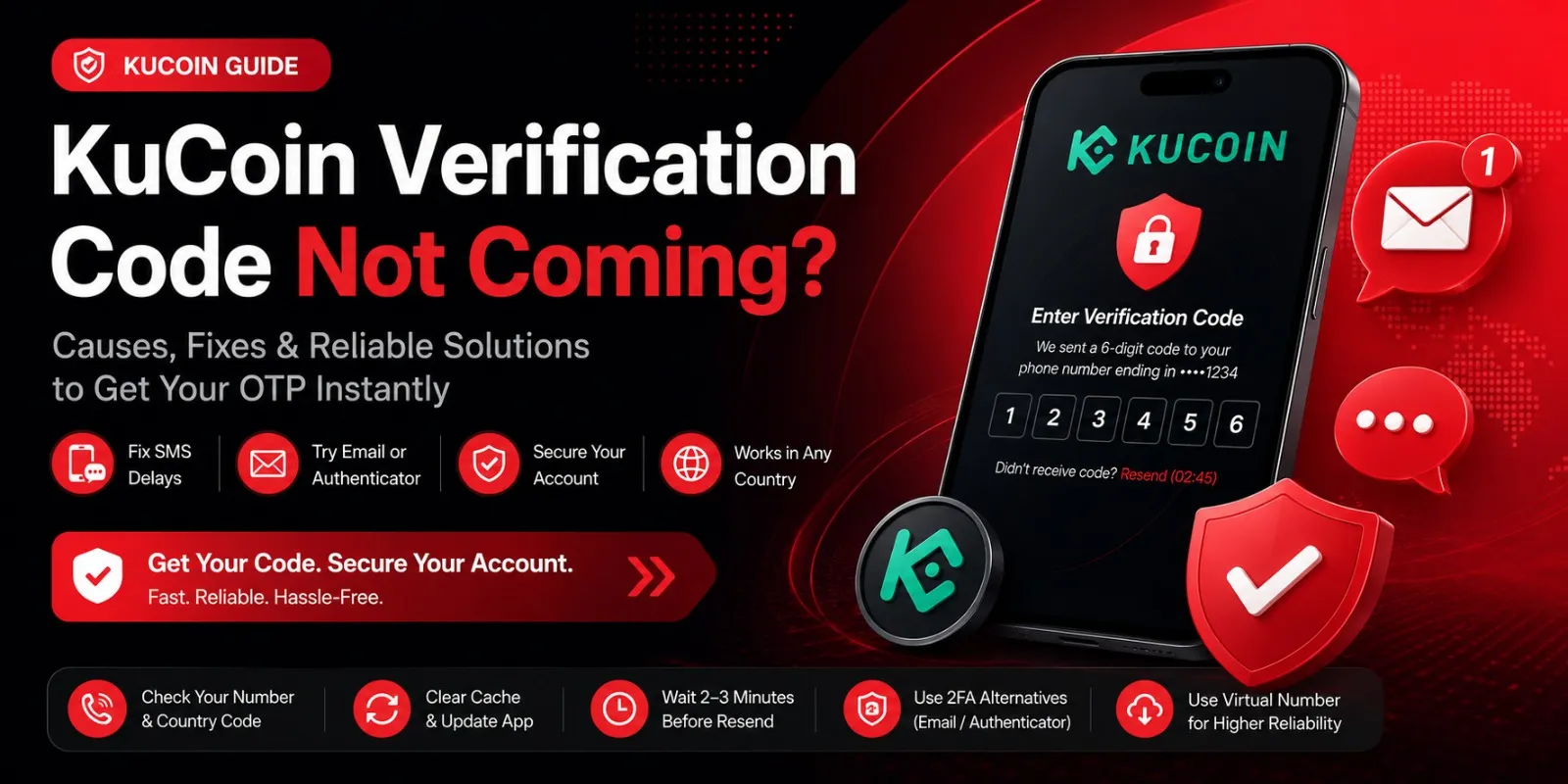 KuCoin Verification Code Not Coming Here’s How to Fix It